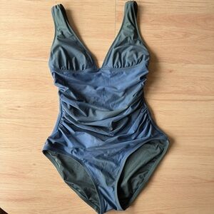 J. Crew Olive Green Swimsuit